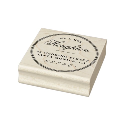 Design Your Own Personalized Return Address Rubber Stamp