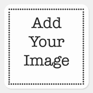 Design Your Own Personalized Square Sticker