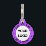 Design Your Own Pet ID Tag Logo or Photo and Text<br><div class="desc">Custom Colors and Fonts - Design Your Own Personalized Pet ID Tags with Your Logo or Photo and Name Phone - Info or Custom Text Pet Tags Gift - Make Unique Your Own Design - Add Your Company Logo - Image - Photo or QR Code / Name - Family /Address...</div>