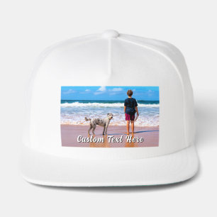 Design Your Own Pet Photo Hat Gift Add Custom Text
