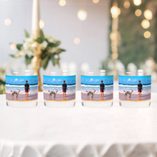 Design Your Own Pet Photo Personalized Whiskey Glass