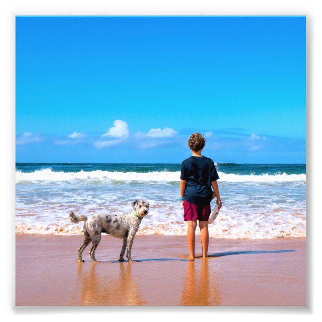 Design Your Own Pet Photo Print Poster (Front)