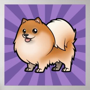 Cute Pomeranian Art Wall Décor Zazzle
