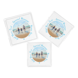 Design Your Own Photo Acrylic Tray and Custom Text
