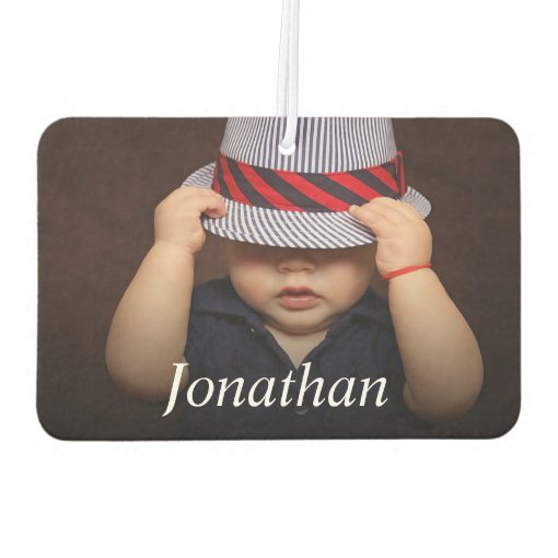 Design Your Own Photo And Name Personalized Air Freshener Zazzle