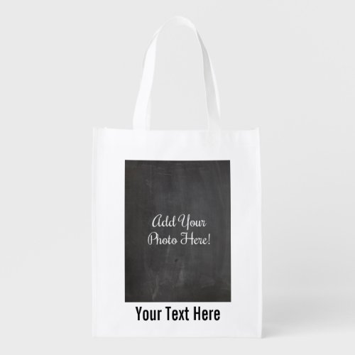 Design Your Own Photo and Text Custom Resuable Bag