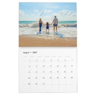 Design Your Own Photo Calendar Gift Custom Text