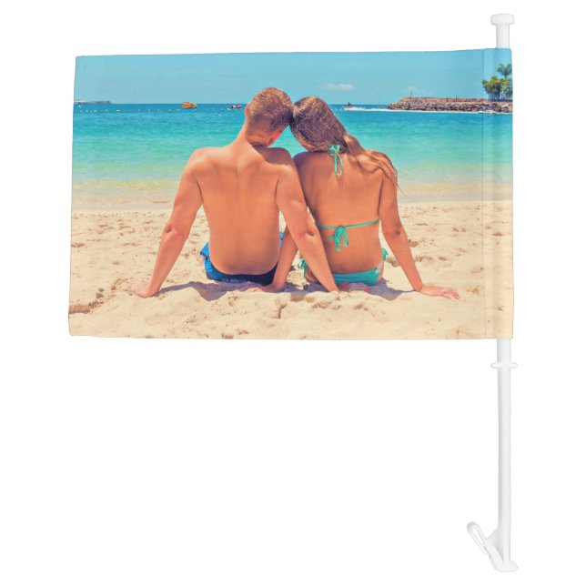 Design Your Own Photo Car Flag (Back)