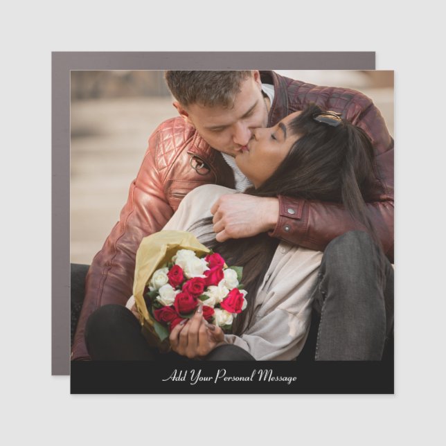 Design Your Own Photo Car Magnet (Front)