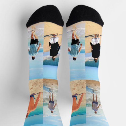 Design Your Own Photo Collage Socks Personalized