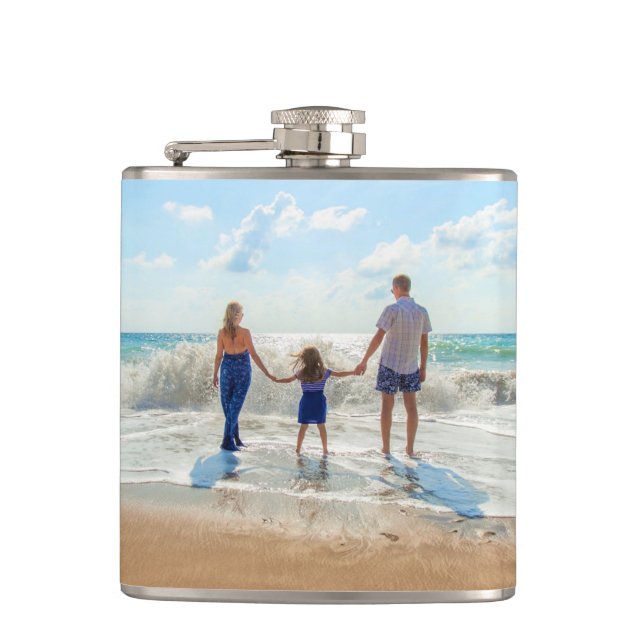 Design Your Own Photo Flask Gift (Front)