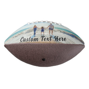 Design Your Own Photo Football Personalized Text