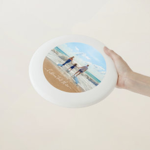 Design Your Own Photo Frisbee Personalized Text