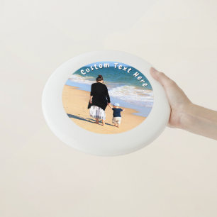 Design Your Own Photo Frisbee with Custom Text