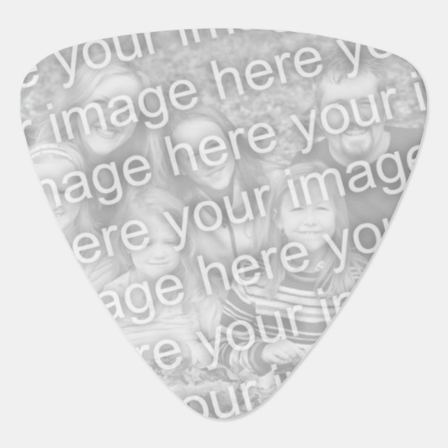 Design your own photo guitar pick with your image (Front)
