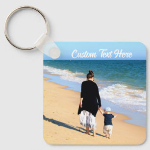 Design Your Own Photo Keychain with Custom Text