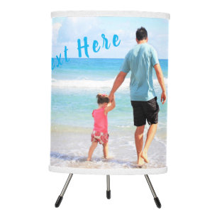 Design Your Own Photo Lamp Gift with Custom Text