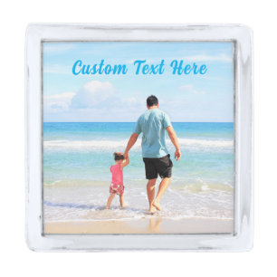 Design Your Own Photo Lapel Pin with Custom Text