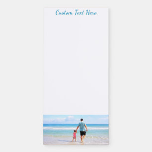 Design Your Own Photo Magnetic Notepad with Text
