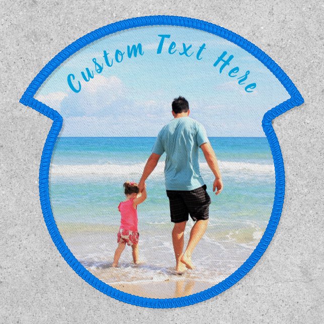 Design Your Own Photo Patch with Custom Text (Front)