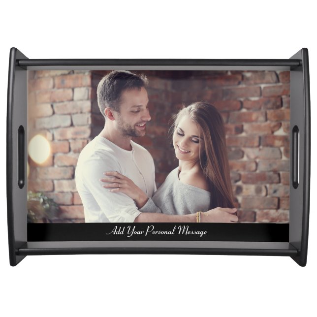 Design Your Own Photo Serving Tray (Front)
