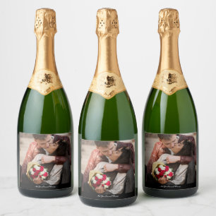 Design Your Own Photo Sparkling Wine Label