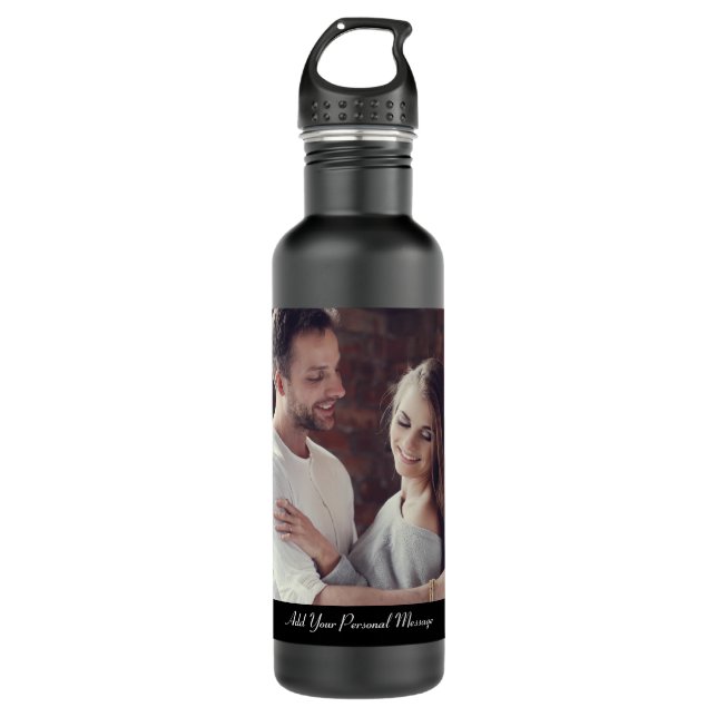 Design Your Own Photo Stainless Steel Water Bottle (Front)