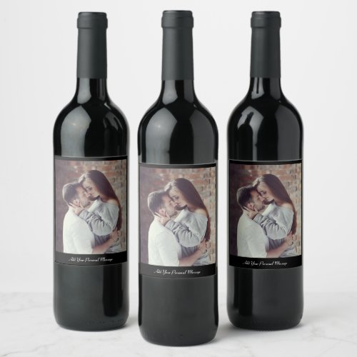 Design Your Own Photo Wine Label