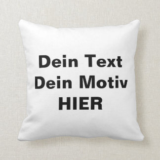 Design your own pillow