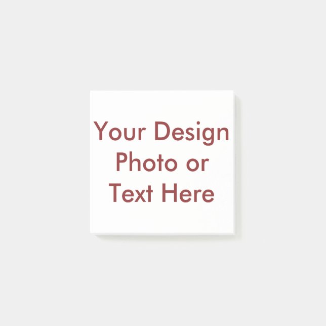 Design Your Own Post-it® Notes 3 x 3 (Front)