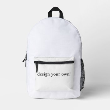 Design Your Own Printed Backpack by KRStuff at Zazzle