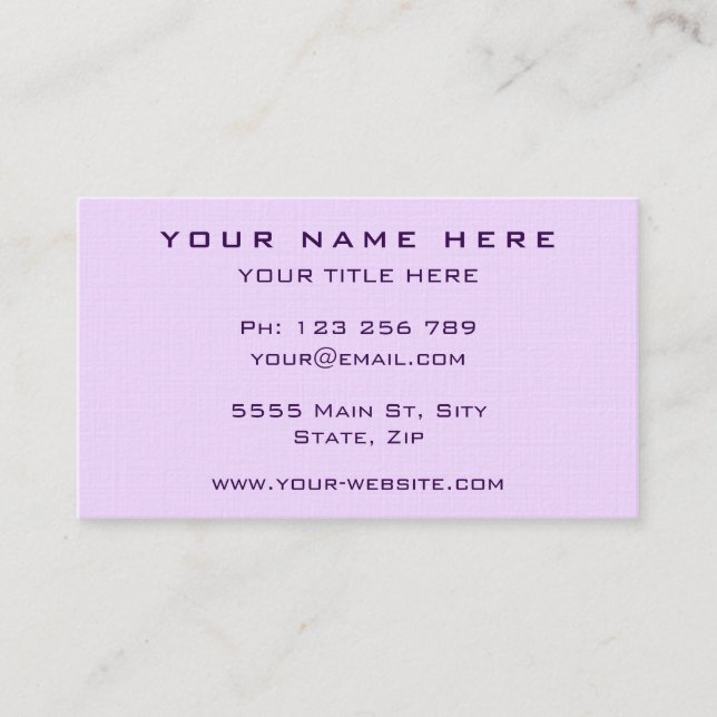 Design Your Own Promotional Business Card Template (Front)