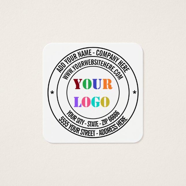Design Your Own Promotional Business Cards Example (Front)