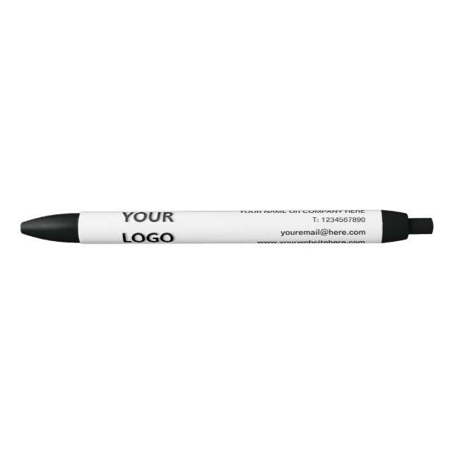 Design Your Own Promotional Business Pen Template (Front)