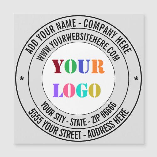 Design Your Own Promotional Magnetic Business Card