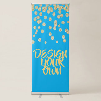 Design Your Own Purple Party Retractable Banner