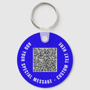 Design Your Own QR Code and Text Keychain Example