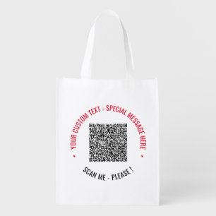 Design Your Own QR Code Grocery Bag Example