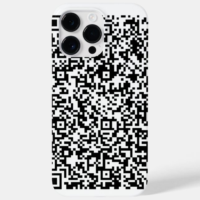 Design Your Own QR Code iPhone Case Custom Color (Back)