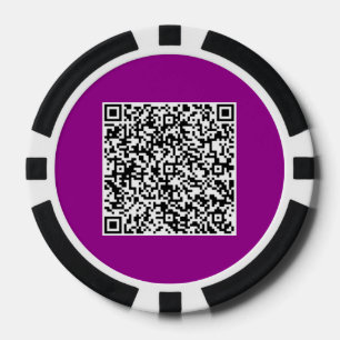 Design Your Own QR Code Poker Chips Template