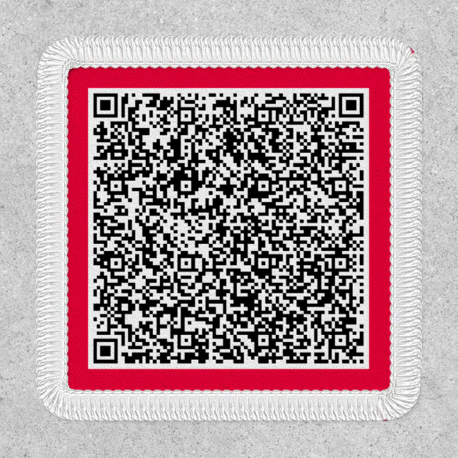 Design Your Own QR Code Scan Patch Template | Zazzle