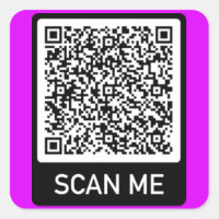 Design Your Own QR Code Sticker Example