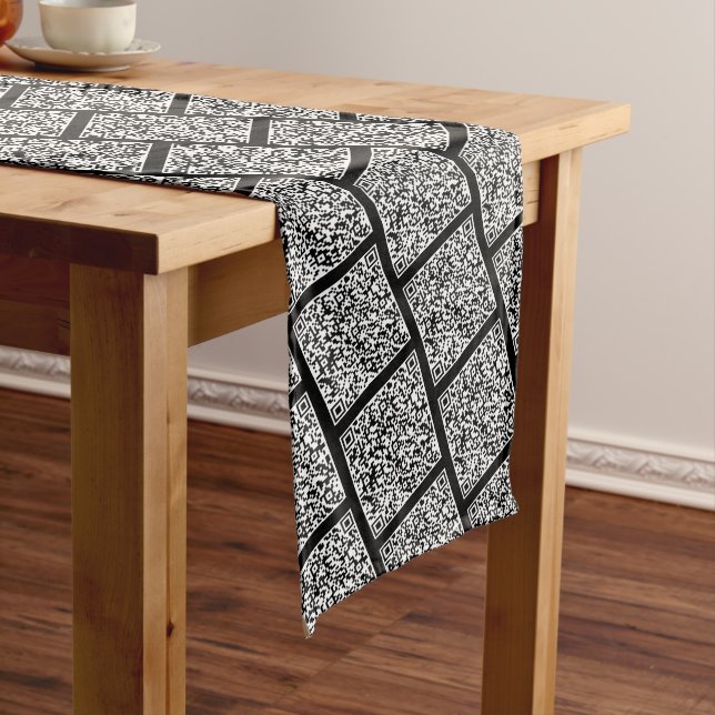 Design Your Own QR Code Table Runner Example (In Situ)