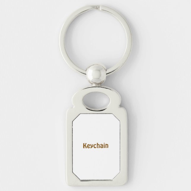 Design Your Own Rectangle Keychain (Front)