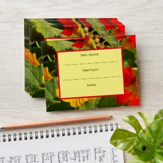 Design your own seed saving envelopes, garden