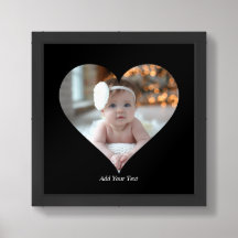 Design Your Own Single Heart Shaped Photo