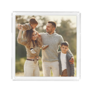 Design Your Own Single Photo Acrylic Tray