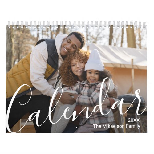 Design Your Own Single Photo Calendar