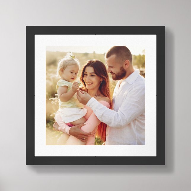 Design Your Own Single Photo Framed Art (Framed Front)