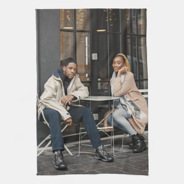 Design Your Own Single Photo Kitchen Towel (Vertical)